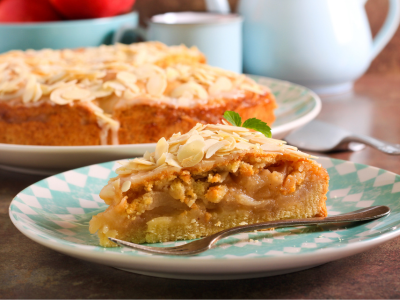 Un gâteau healthy à la pomme et à l’amande facile à réaliser !