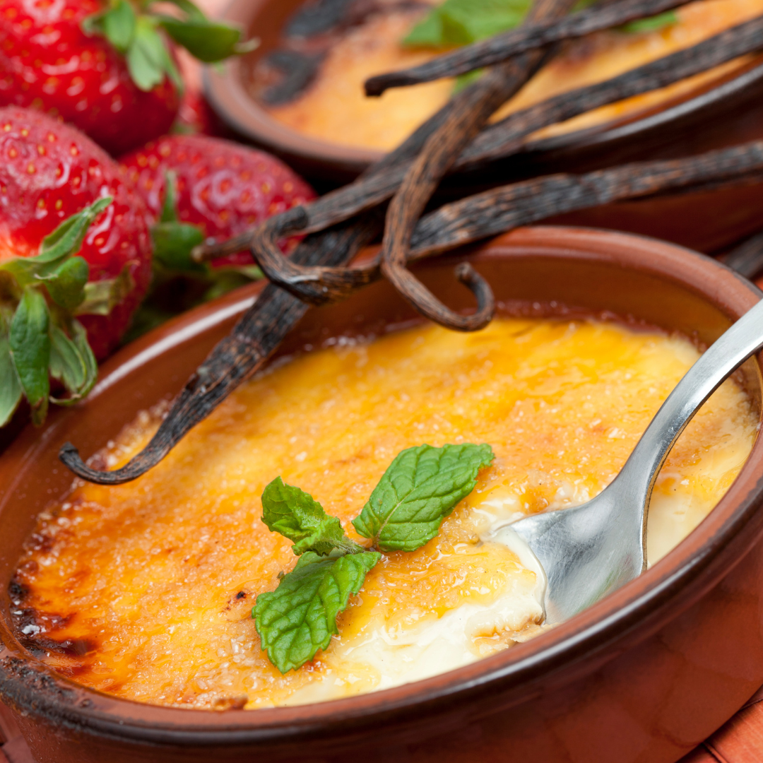 Une délicieuse recette de crème brûlée à la vanille