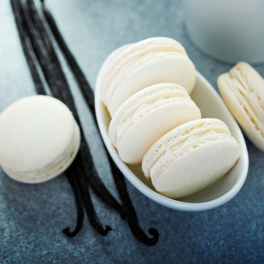 Une savoureuse recette de macaron à la vanille Bourbon.